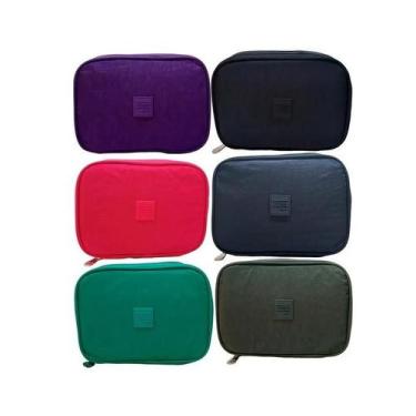 Imagem de Estojo divisória nylon jumbo gigante 100 caneta pen - YEPP, PRETO