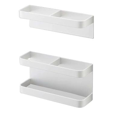 Imagem de CFGH6FDF Suporte para guarda-chuva, suporte magnético que economiza espaço, suporte para guarda-chuva, montagem na parede, sem necessidade de perfuração, suporte de guarda-chuva (branco)