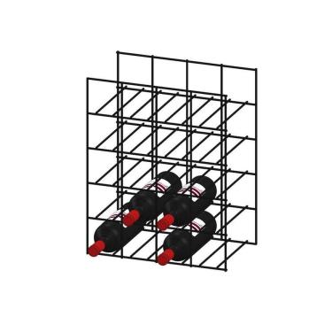 Imagem de Adega Tipo Nicho Aramado Para 20 Garrafas  Mod. 4L X 5A