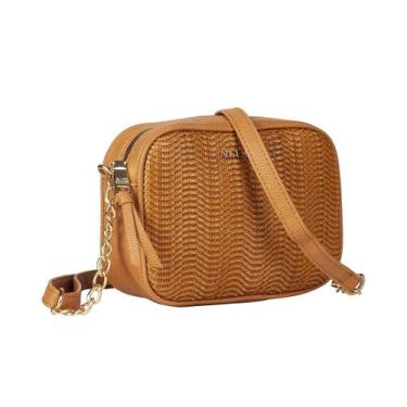 Imagem de Bolsa Alice Palucci Transversal Feminina AL2467 Coleção Bru, Caramelo
