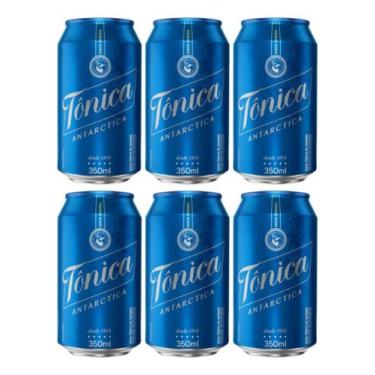 Imagem de Kit C/6 Água Tônica Antarctica Lata 350ml