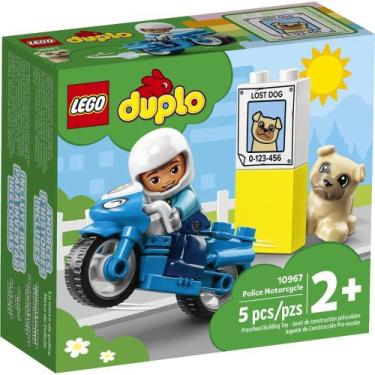 Imagem de Lego Duplo Motocicleta Da Policia 5 Pecas +2 Anos