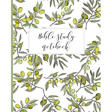 Imagem de Bible study notebook: Elegant Bible study journal - 100 days prayer workbook - 8 x 10 - 104 pages