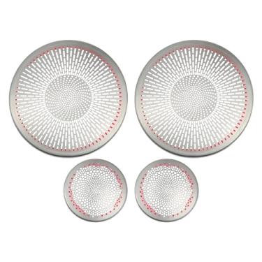 Imagem de ACROPIX Grade de alto-falante de porta frontal com acabamento de buzina estéreo para carro compatível com Mercedes Benz C238 W238 2016-2022 aço inoxidável prateado - Pacote com 4