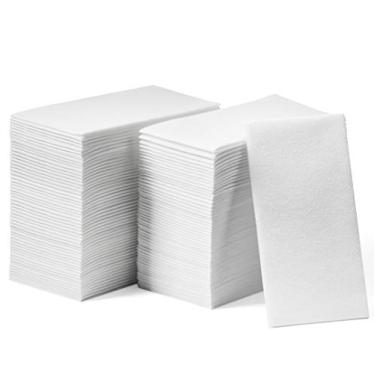 Imagem de Guardanapo de papel para toalha de convidado descartável – Toalhas para hóspedes descartáveis – Papel de tecido macio e absorvente para cozinha, banheiro, festa, casamento ou evento (pacote com 1000)