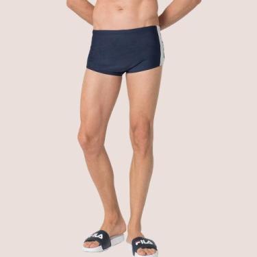 Imagem de Sunga Praia Masculina Lisa Moda Praia Modelo Sungão - Dass, Marinho, P