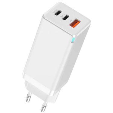 Imagem de Carregador Rápido Gan 65w Quick Charger 3 Portas
