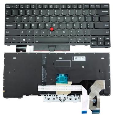 Imagem de BestParts Teclado retroiluminado de substituição para Lenovo Thinkpad L14 L14 Gen2 US Layout teclado preto moldura com TrackPoint 5N20W67760 5N20W67796 5N20W67832 5N20W67652 5N20W67724 5N20W676888
