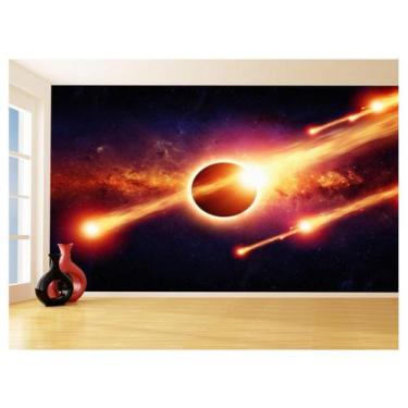 Imagem de Papel De Parede Espaço Estrelas Eclipse Solar 3,5M Nsp143 - Você Decor