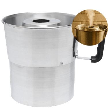 Imagem de Fervedor de Leite Inderramável Leiteira 3Litros Alumínio Leite Canecão para Ferver Leite Não Derrama