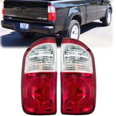 Imagem de WEISIGAO Luzes traseiras compatíveis com TOYOTA TUNDRA 2004-2006 Par de lâmpadas traseiras (OE Red)