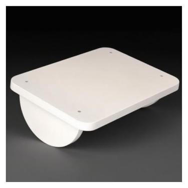 Imagem de Espreguiçadeira giratória, antiderrapante para escritório, design ergonômico, seguro e sem odor, adequado para casa/escritório (branco, 40 * 30 * 14 cm)