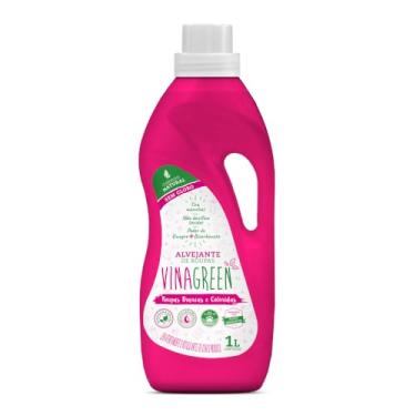 Imagem de Alvejante Sem Cloro 1l Vinagre Bicarbonato Roupas Brancas Coloridas Tira Manchas Natural Hipoalergênico Natural Orgânico