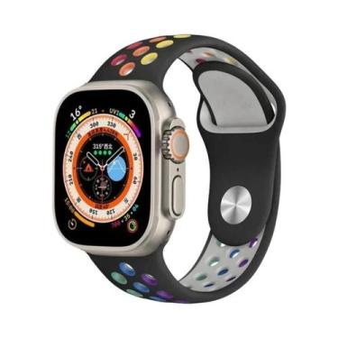Imagem de Pulseiras De Silicone Esportivas De 42mm E 46mm Para Apple Watch Serie