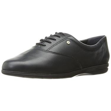 Imagem de Easy Spirit Oxford de couro feminino Motion, Azul marino, 9 Wide
