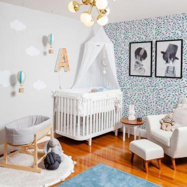 Imagem de Papel de Parede Floral Aquarela - TACOLADO PAPEL DE PAREDE, 0,58 x 3,0