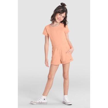 Imagem de Shorts infantil menina em moletinho Brandili, Rosa, 12