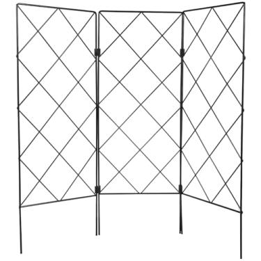 Imagem de Suporte De Trepadeira Painéis De Cerca De Jardim Suporte Para Plantas Trepadeiras Treliça Ao Ar Livre Estaca De Planta Trepadeira Painéis De Treliça Bebê Ervilha Ferro Videira