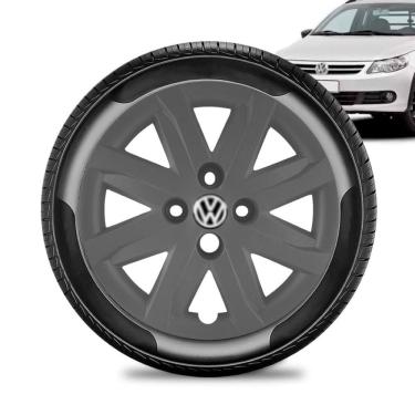 Imagem de Calota Volkswagen Saveiro G5 aro 14 2013 15 Grafit Fosca Emb