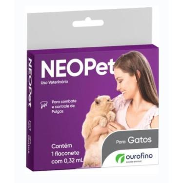 Imagem de Antipulgas e Carrapatos NeoPet Ouro Fino Para Gatos De 1 à 8 Kg - OURO