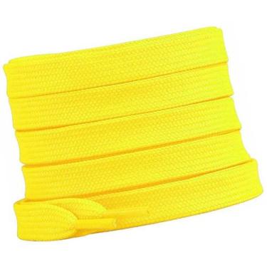 Imagem de Barbante Cordão Cadarço AMARELO 1 Par  p/ Shorts Calça Tênis - Malaysi