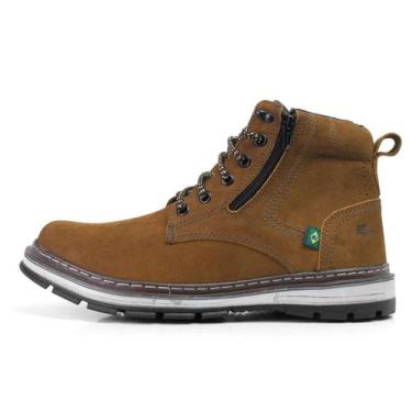 Imagem de Bota Adventure Casual Couro Nobuck Bell Boots - 835 - Osso - Bell-Boot