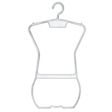 Imagem de Cabide Silhueta Biquíni Adulto Organizador Expositor de Roupas Transpa