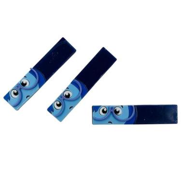 Imagem de Aplique Tristeza Divertidamente 65x15mm 3pçs Retângulo Arte - Macall