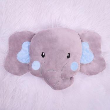 Imagem de Almofada Decorativa Infantil Animais - Miguel Baby Enxovais, Elefante 