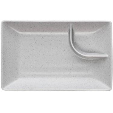 Imagem de Jogo 100 Pratos Sushi 19cm Melamina com Molheira Lyor Granilite Retang