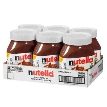 Imagem de KIT 6 unidades Creme de Avelã Nutella 650gr - Ferrero
