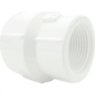 Imagem de Luva Rr Reducao 3/4 X 1/2 Branco Plastilit - Kit C/25 Unidades