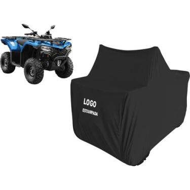 Imagem de Capa Quadriciclo Cfmoto Cforce 450S 4x4 Contra Riscos - Mz, Preta