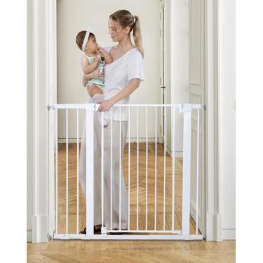 Imagem de Portão de Segurança para Bebê COMOMY 36 - Extra Alto para Escadas e Po