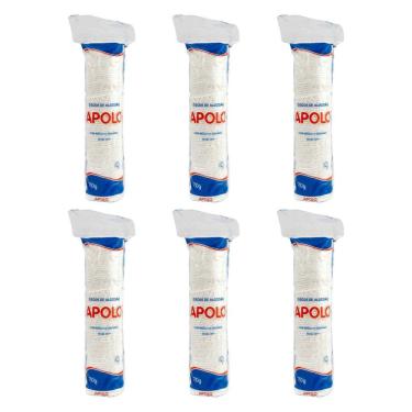 Imagem de Algodao Apolo Discos 70G - Kit Com 6Un