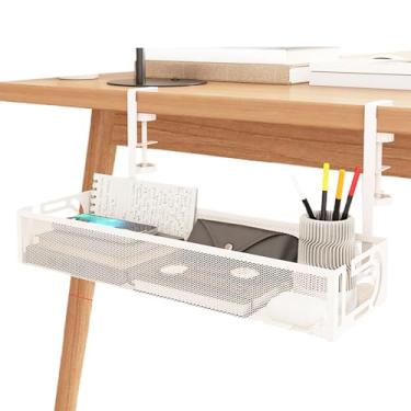 Imagem de Caixa Organizadora de Cabos, Organizador Multifuncional de Fios, Malha Metálica Organizadora De Fios, Acessórios Para Mesa De Sala, Quarto E Escritório