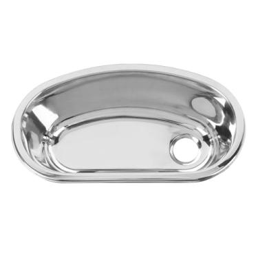 Imagem de Asixxsix Pia de Barra de Aço Inoxidável, 12,8x6.89x4,53 Polegada Pequena Pia d a Cozinha Com Orifício de Drenagem de 40 Mm, Pias de Tigela única Montada Em Barcos para o Barco RV