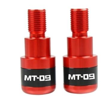 Imagem de Extremidades de manoplas de guidão de motocicleta, tampas de extremidade de manoplas, acessórios deslizantes de peso para MT-09 TRACKER / FJ09 MT09 FZ09 2015-2016