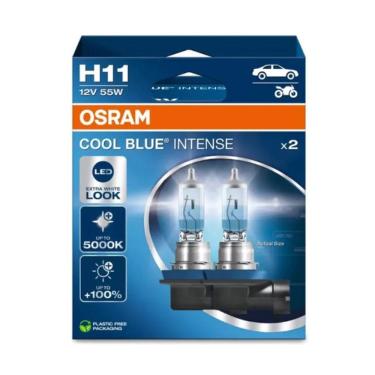 Imagem de Par Lâmpada Osram Cool Blue Intense H11 5000k 55w 12v