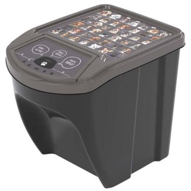 Imagem de Porta ração com tampa basculante 20 litros Plasutil ref. 14723