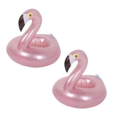 Imagem de Kit 2 Boias Porta Copo Flamingo Flutuador P/Piscina Festa