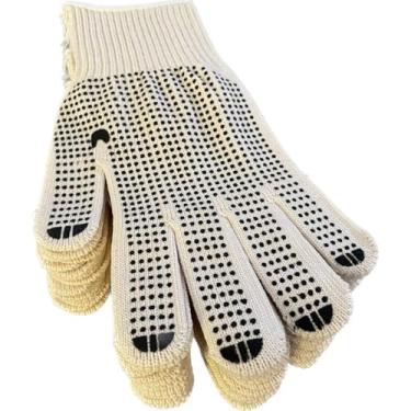 Imagem de 12 Pares De Luvas Bege Com Pig Preto