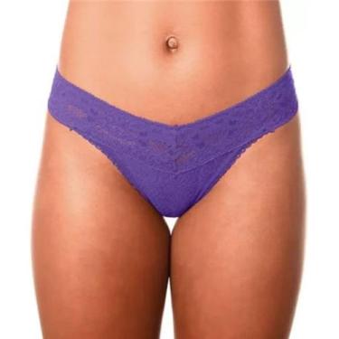 Imagem de Calcinha Fio Dental Demillus 016198 Xamego Renda T. A (PP/M) B (G/EG),