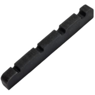 Imagem de Nut Baixo 4 Cordas 42.2Mm X 3.2Mm Estreito Plástico Preto - Ronsani