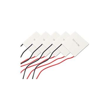 Imagem de 5 peças TEC1-12706 dissipador de calor semicondutor refrigeração tablets 6A 12 Volt 60 Watt Cooler termoelétrico módulo de placa de resfriamento Peltier