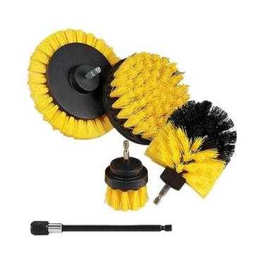 Imagem de Escova Elétrica Para Furadeira, Limpador De Azulejos Para Banheiro, Fe