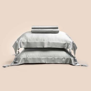 Imagem de Jogo de Cama Queen Altenburg Haus Seda Mulberry Cinza
