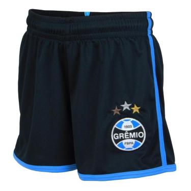Imagem de Calção Futebol Grêmio C/ Vies Licenciado Infantil-Masculino