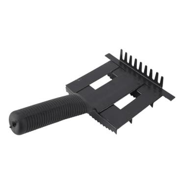 Imagem de LiebeWH Pente para Derramamento de Gado, Preparação de Gado, Ferramenta de Escova de Cabelo de Vaca, Touro de Metal, Dentes de Dupla Face, Alívio Suave e Rápido da Coceira, Materiais ABS e Ferro,