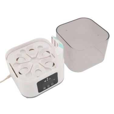 Imagem de Aramox Incubadora Automática Compacta de Ovos, Incubadora de Ovos Portátil para Uso Familiar, Rotação Inteligente de 360 ​​graus, Acomoda até 6 Ovos para Uso Doméstico